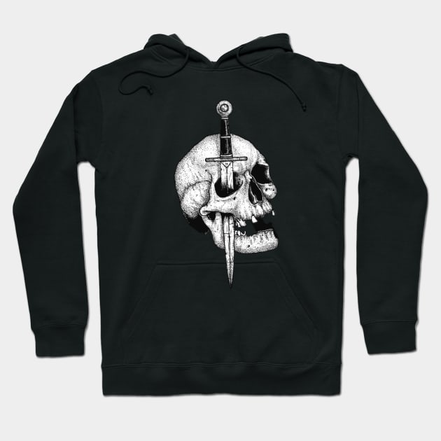 The Skull stuck in the sword Hoodie by Tyrusgihar